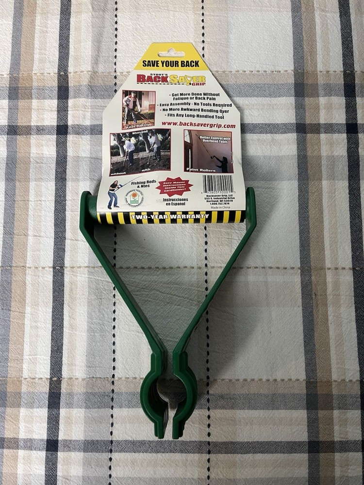 Stout’s BackSaver Grip Ergonomic Handle Tool Attachment Yard Work Aid