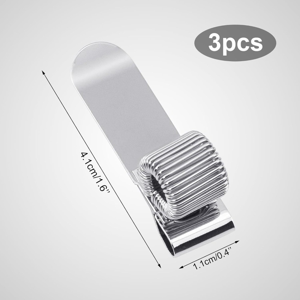 Adjustable Metal Clip Single Spring Loop for Notebook Clipboard 3