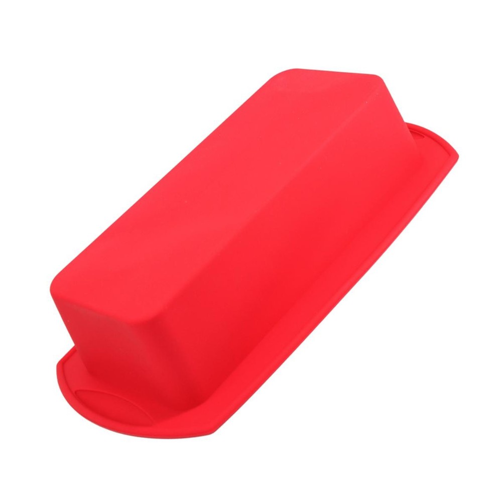 2 Silicone Bread Toast Molds Nonstick Oven Baking Pan Durable Red
