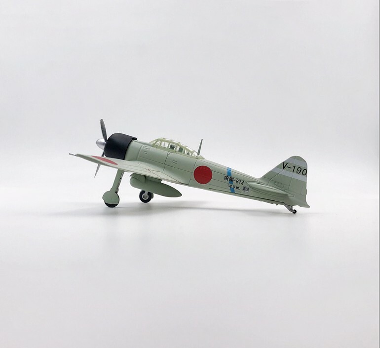 AMER WWII Japanese A6M3 Zero Carrier Fighter 1942 1/72 Diecast Model US SHIP