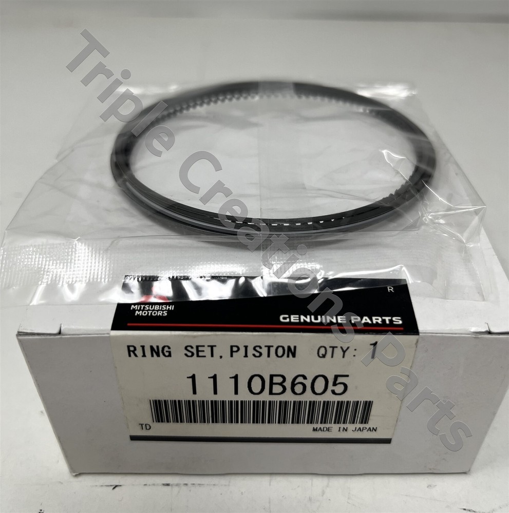 1110B605 Mitsubishi Lancer Evolution 4B11 Engine OEM Genuine One Piston Ring Set