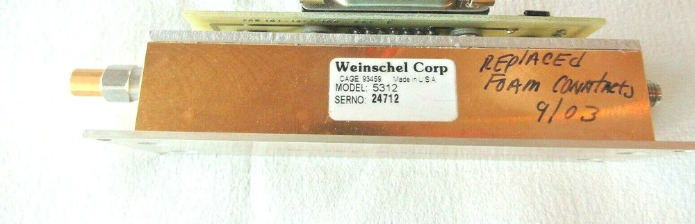 Weinschel Programmable Step Attenuator Model 5312