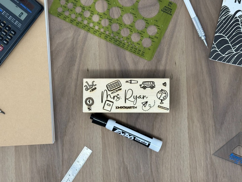Personalized Whiteboard Eraser Teacher Appreciation Gift Classroom Essentials
