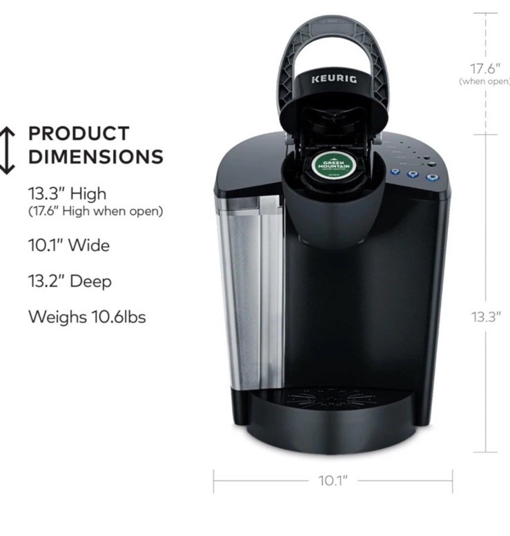 Keurig K-Classic Coffee Maker Programmable Single Serve K-Cup Pod OPEN BOX TESTE