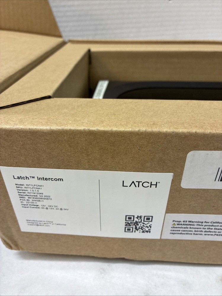 Latch Intercom Model INT1LFCNA1 - ** USED UNTESTED **