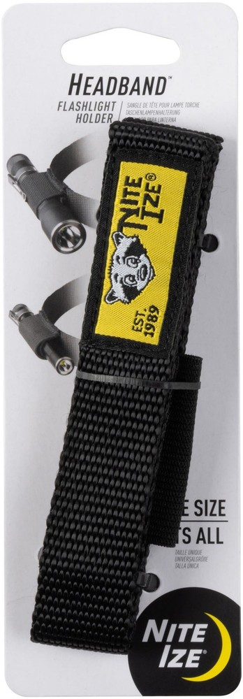 Nite Ize Headband Flashlight Holder - Black