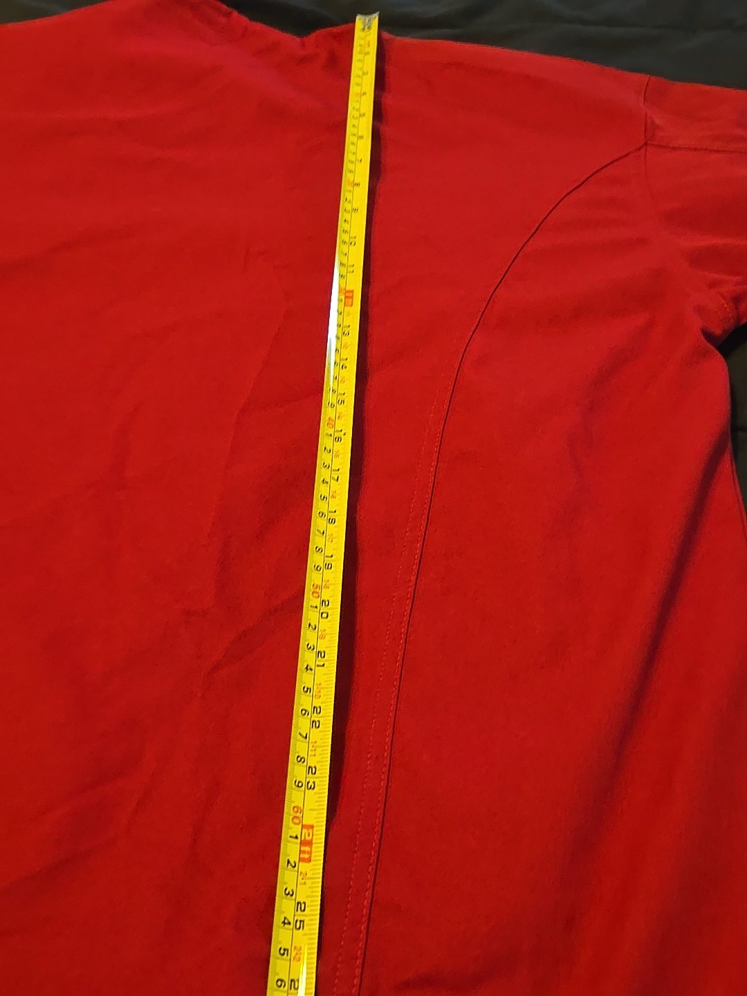 MERCER CULINARY Red Chef Jacket Coat Asian Dragon Cook Med RN# 142955 Used