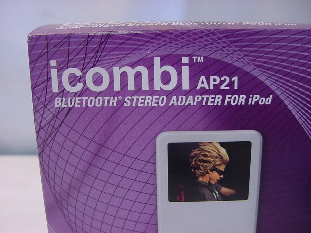 NEW SEALED - iCOMBI AP21 BLUETOOTH STEREO FOR iPOD