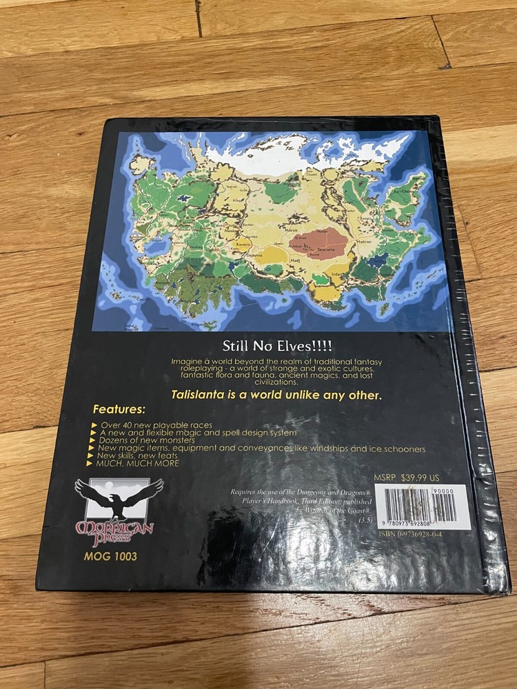 Dungeons & Dragons Talislanta D20 HC