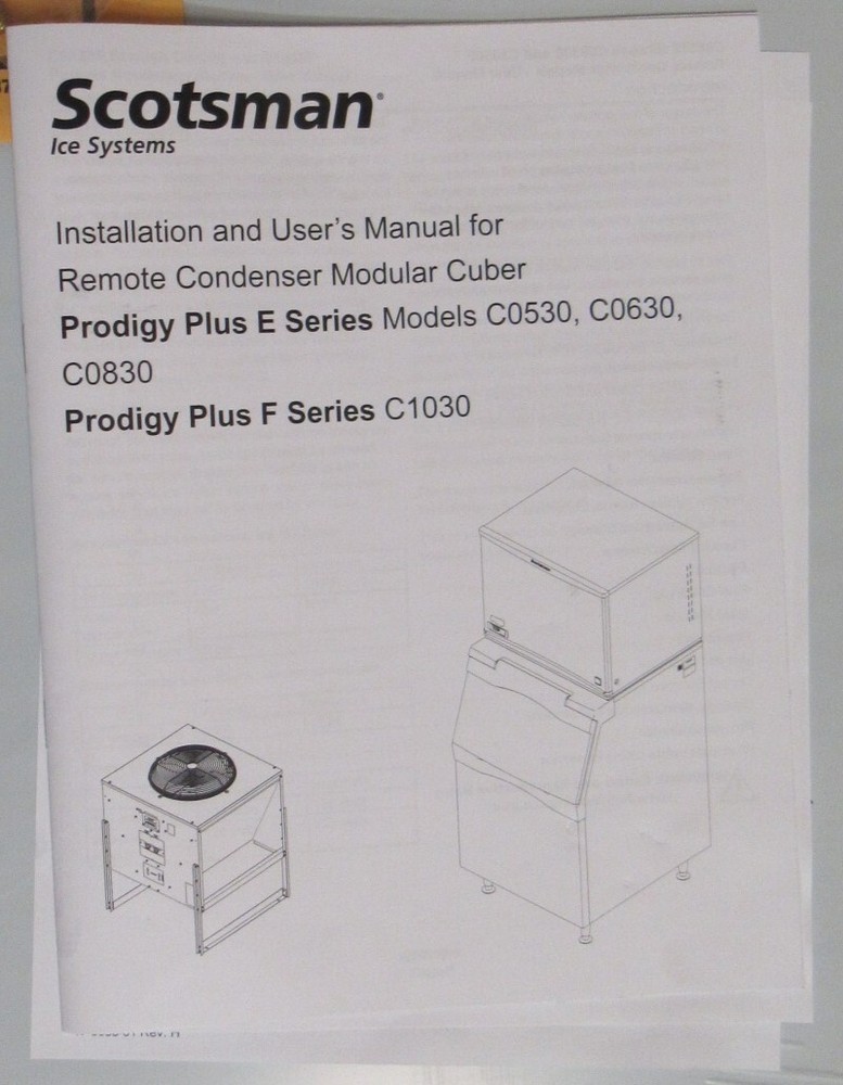 NEW Scotsman C0630MR-32 Prodigy Plus 30" Ice Machine 600lbs REMOTE Medium Cube