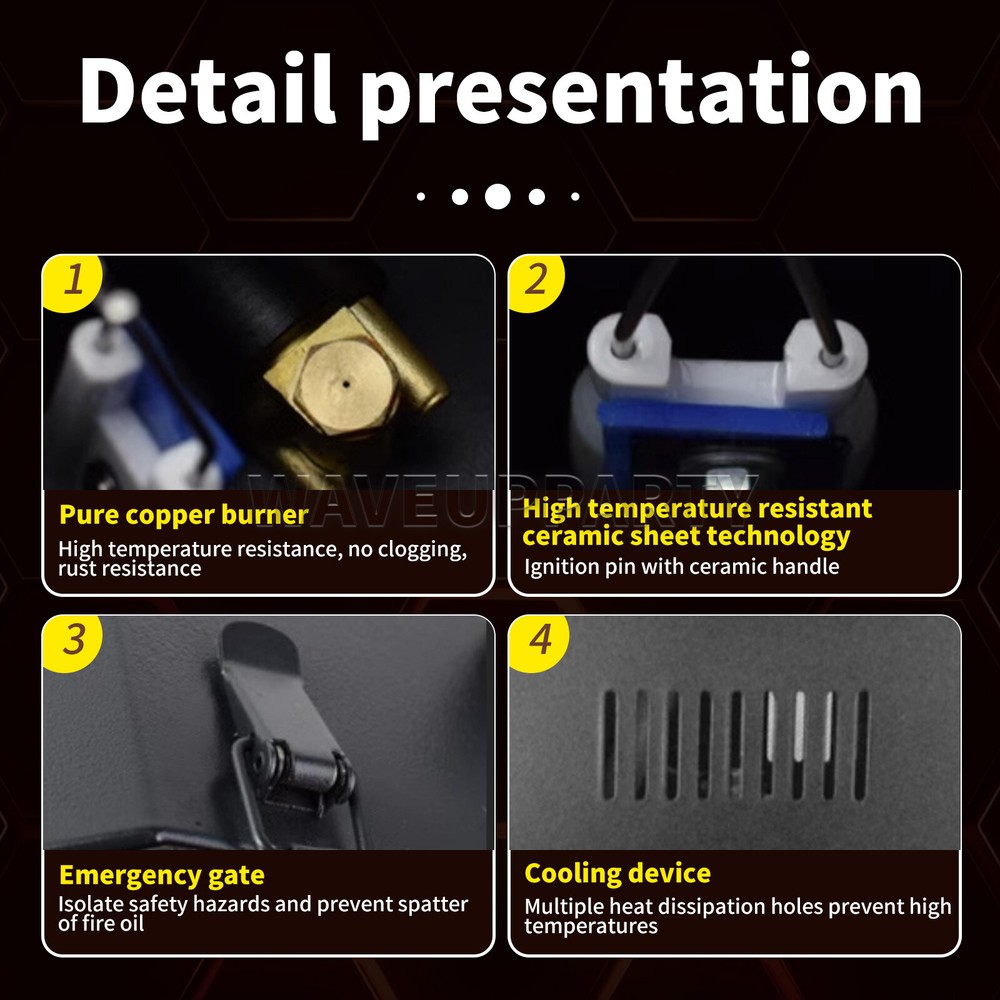 1/2/4PCS 200W Fire Thrower Machine DMX Stage Effect Flame Sprayer Projector Show