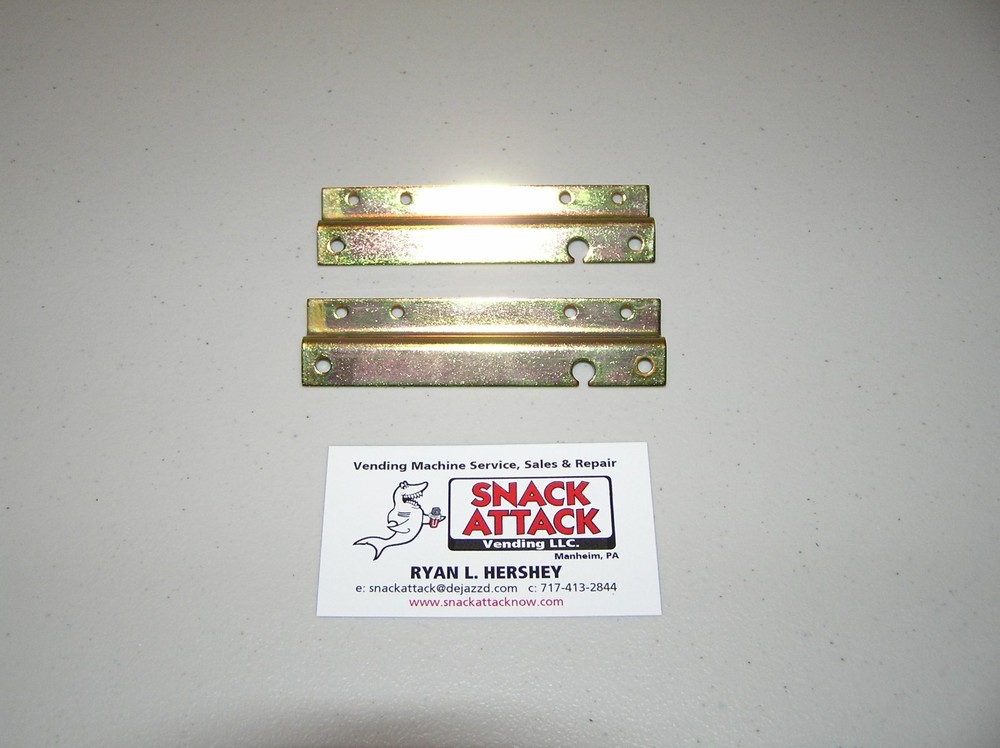 (AP) AUTOMATIC PRODUCTS SNACK 6600 & 7600 (2) BILL VALIDATOR MOUNTING BRACKETS