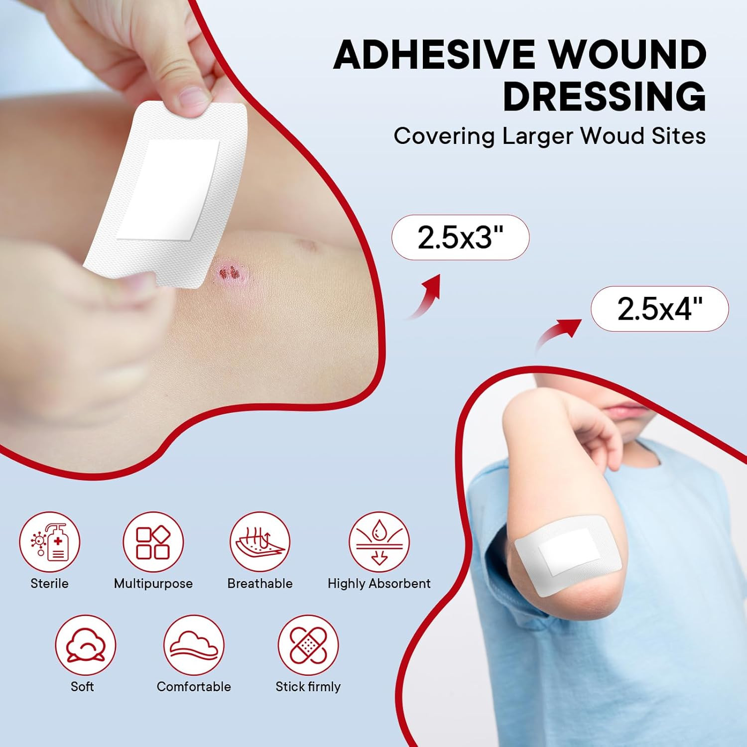 First Aid Kit for Car Home Travel Camping, 350Pcs Compact Waterproof Hard Case,