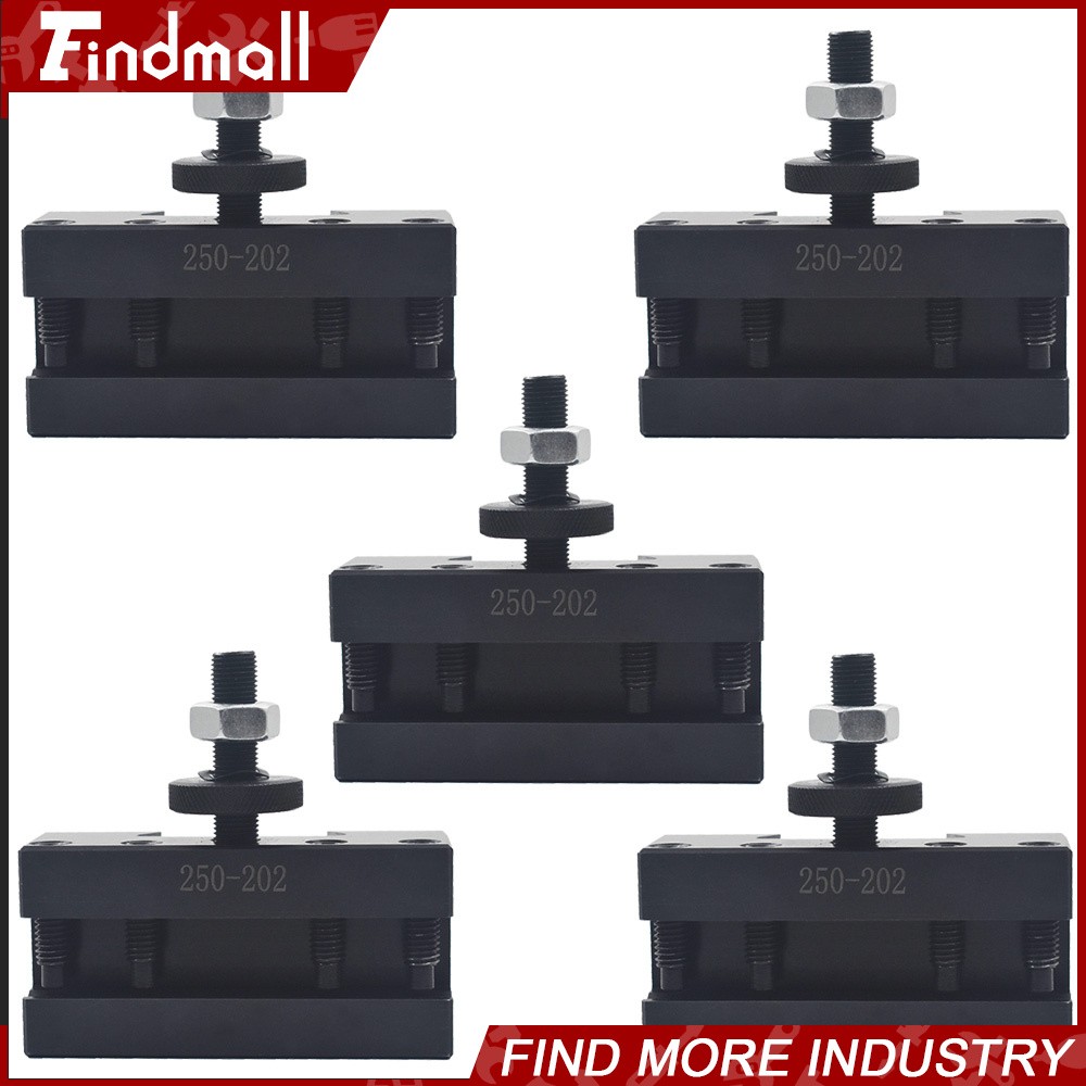 5Pcs BXA #2 250-202 Quick Change Turning Facing & Boring Tool Post Holder