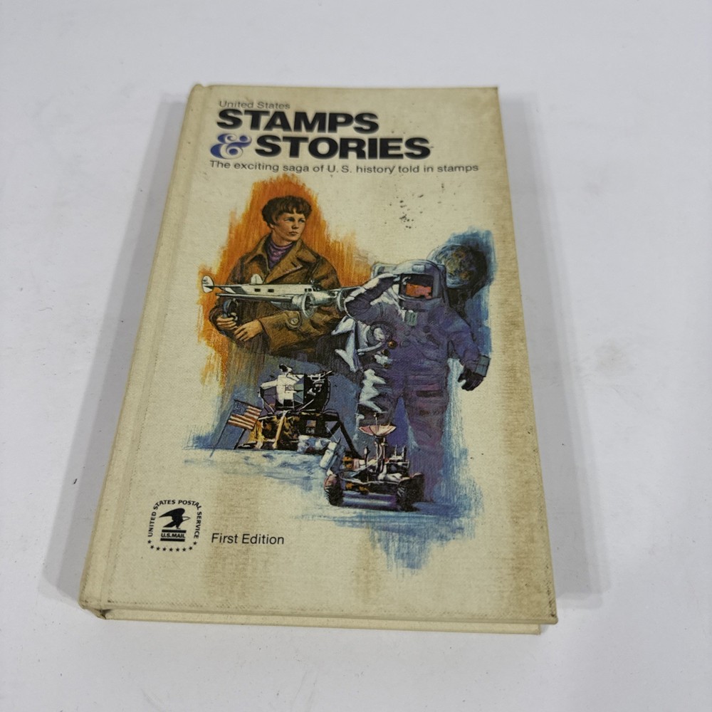 Stamps & Stories USPS Book 1972 First Edition paperback