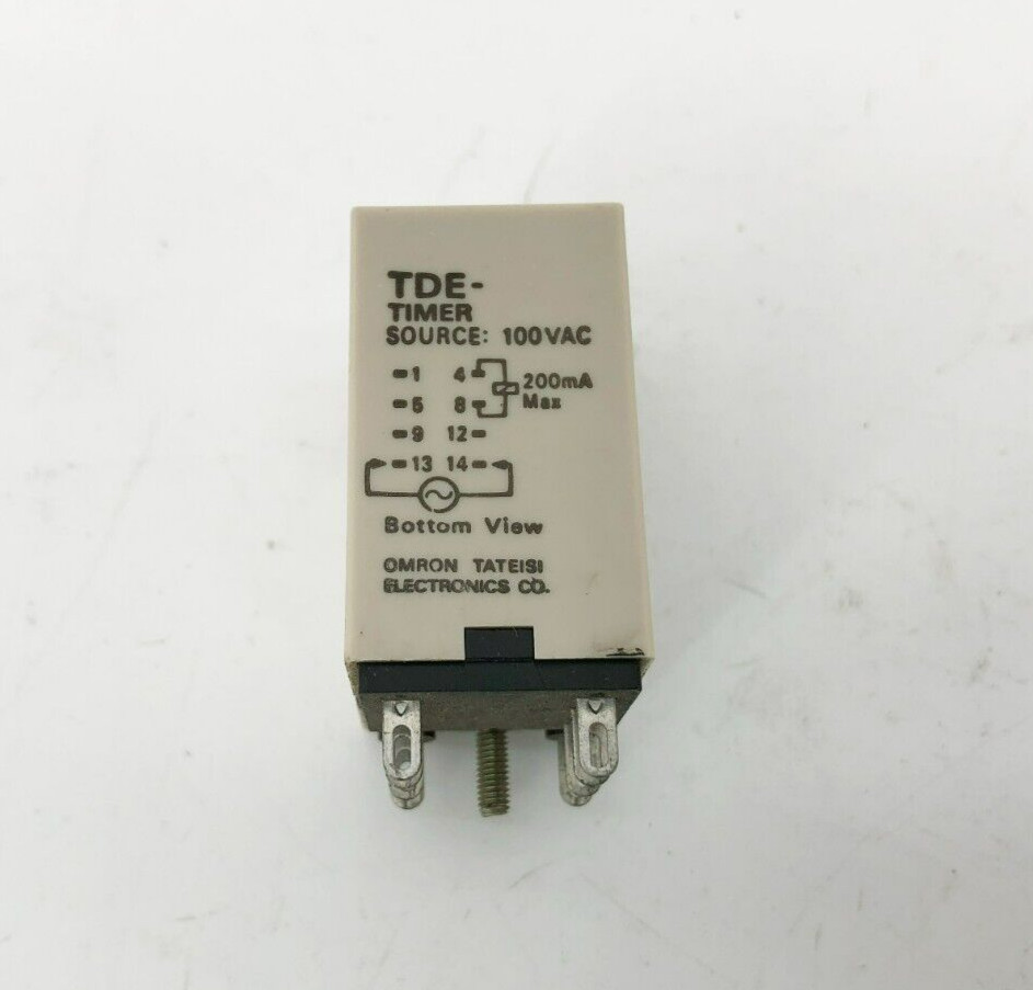New Omron Type TDE Timer 100VAC 30s.