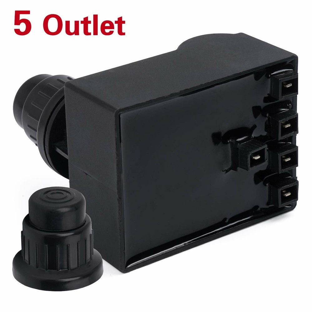 BBQ Spark Generator 5 Outlet Ignitor AA Battery Push Button Gas Grill Igniter
