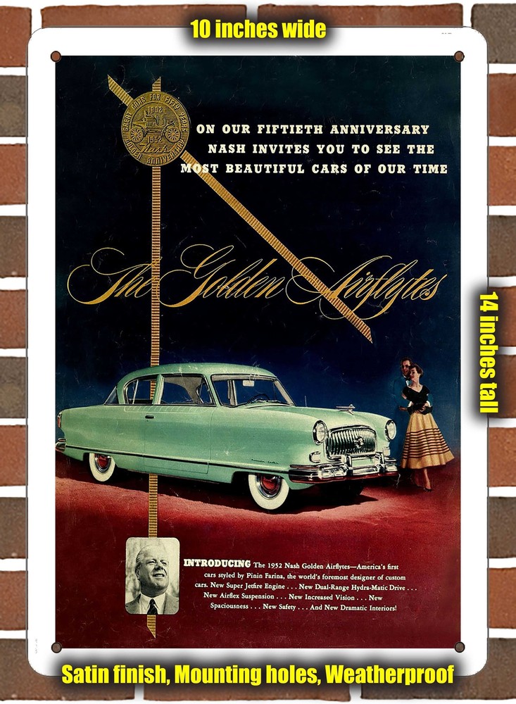Metal Sign - 1952 Nash