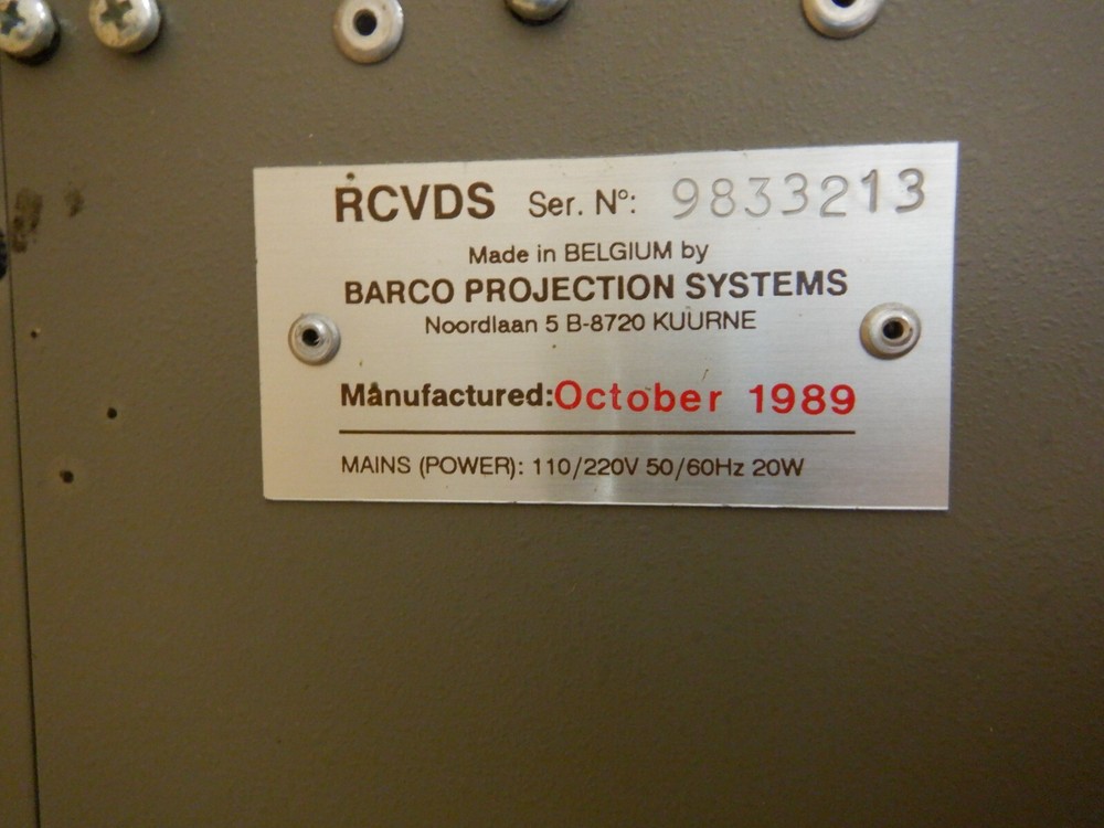 BARCO RCVDS 400S-QUAD REMOTE CONTROLLED VIDEO / DATA SELECTOR