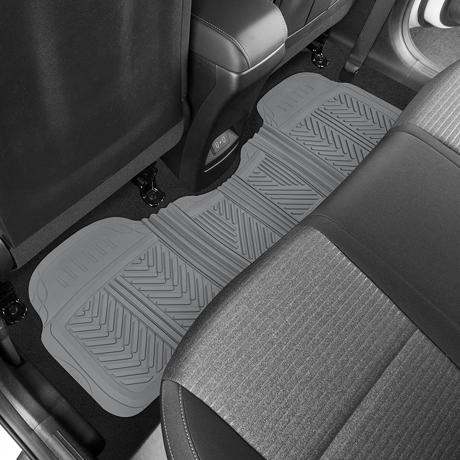 Flextough Performance All Weather Rubber Car Floor Mats with Cargo Liner – Full