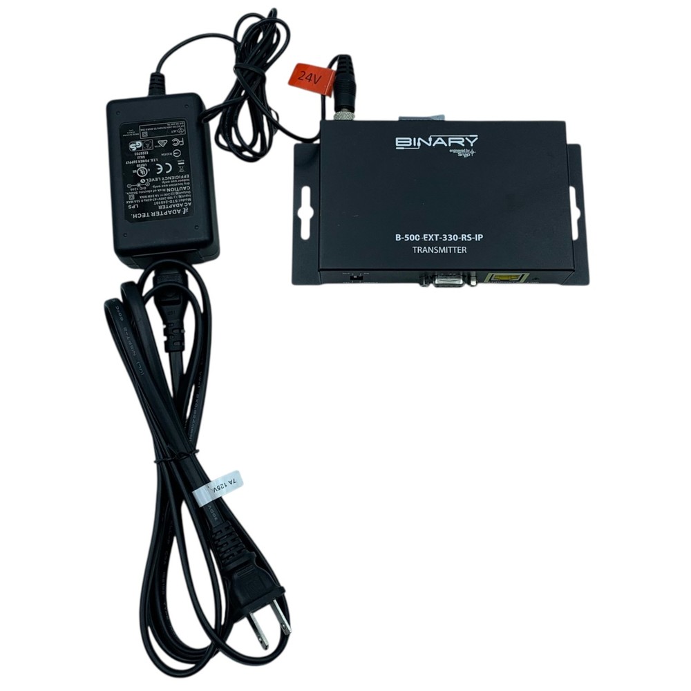 Binary B-500-EXT-330-RS-IP HDMI Extender Receiver With Power Supply