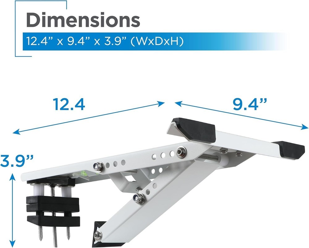 AC Support Bracket for All Window Sizes - Precision Level Included for Easy Use