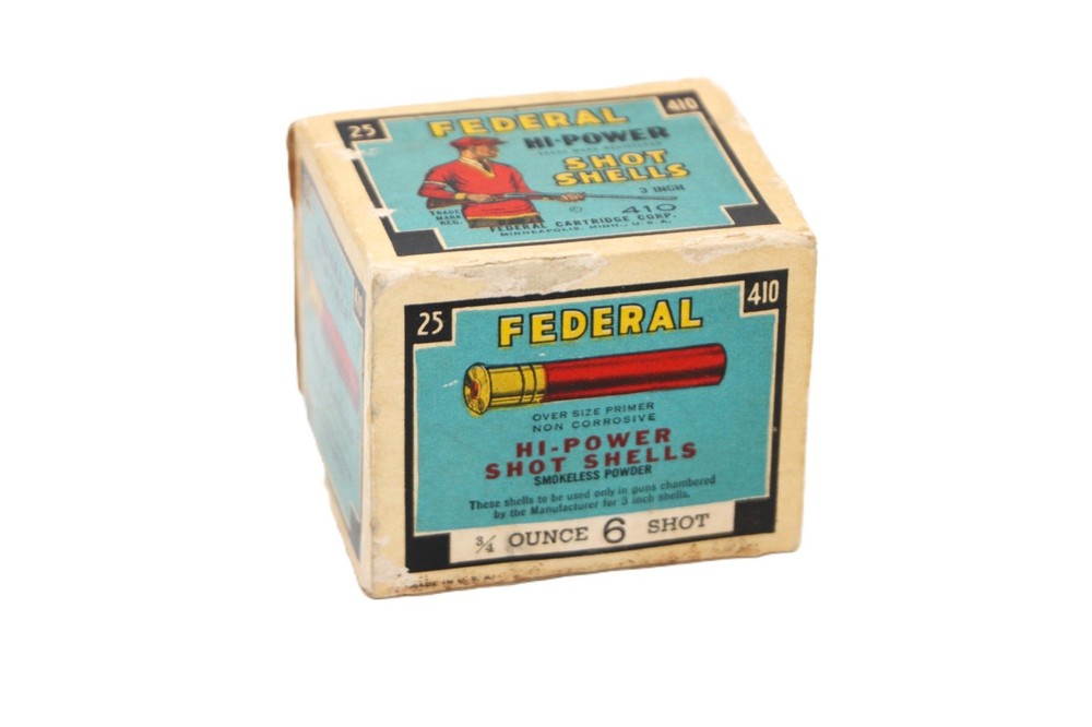 Federal Hi-Power .410 Gauge 1-Pc. Box - Empty
