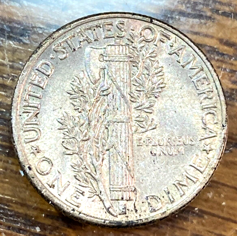 1944 Mercury Dime Nice Original Choice BU CHRC