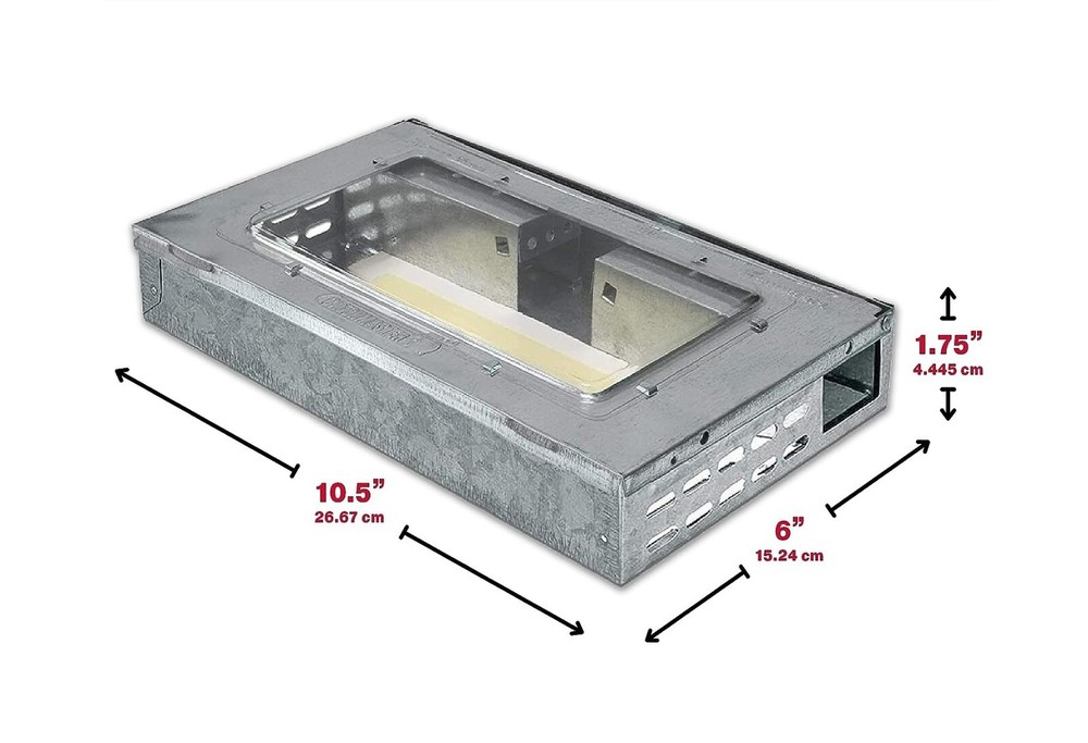 Catchmaster Multi-Catch Clear Lid Mouse Trap by AP&G Single Trap