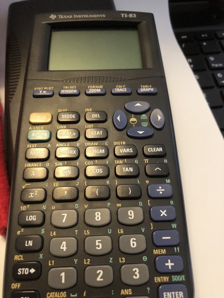 Texas Instruments TI-83 Plus Graphing Calculator - Black Tested Works