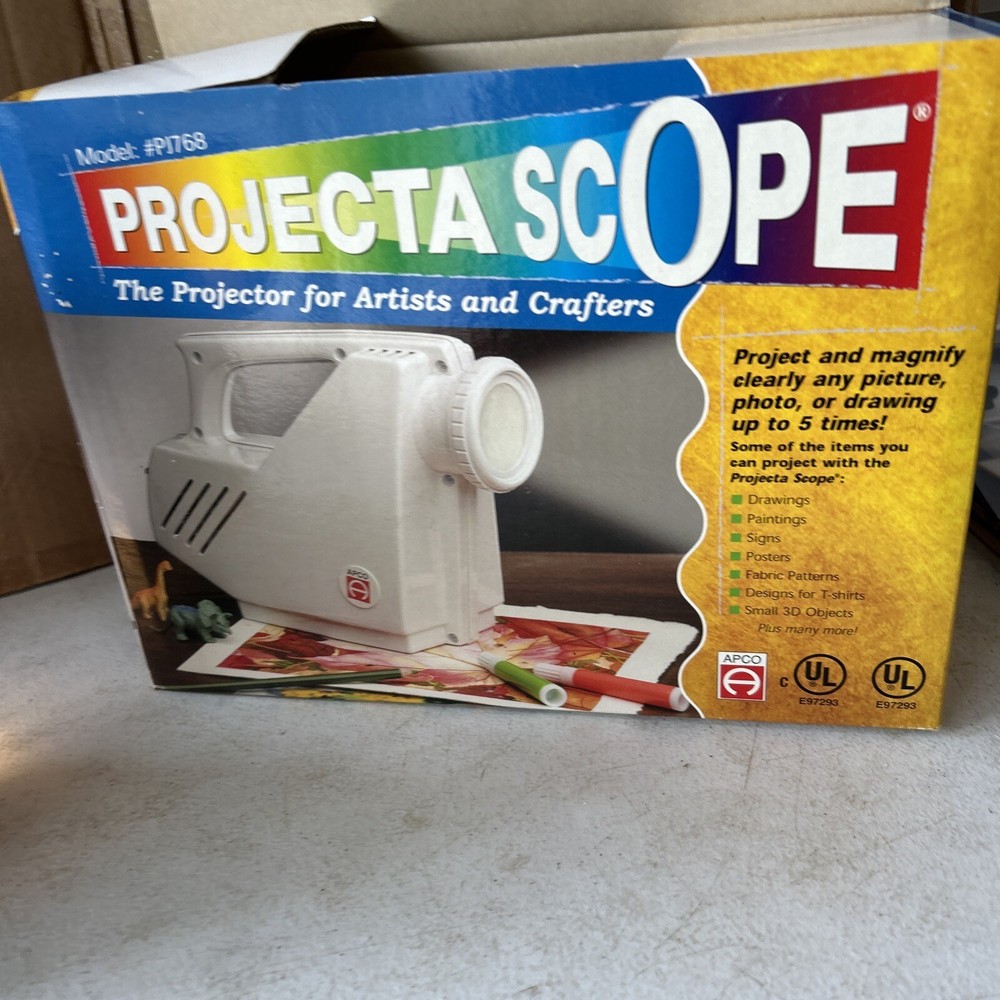 Projector Projecta Scope Model #Pj768 EUC Light Box Art Drawing Tracing