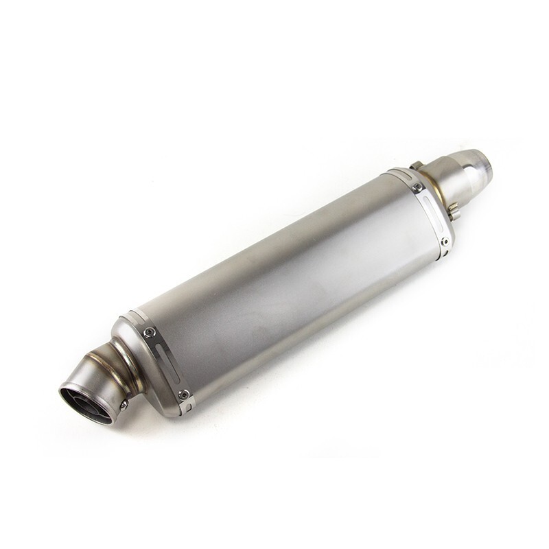 440mm Universal Exhaust Pipe 51mm Muffler Tip With DB Killer For Motorcycle ATV