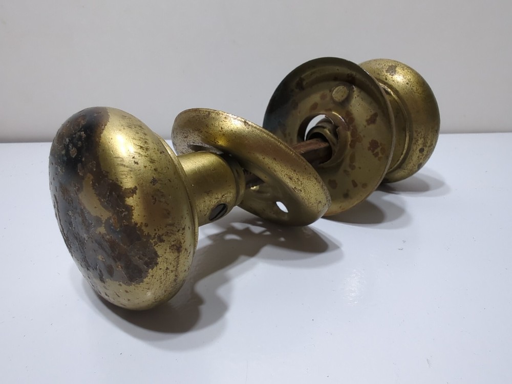 ✨VINTAGE✨ Brass Door Knobs Handles Plates Old
