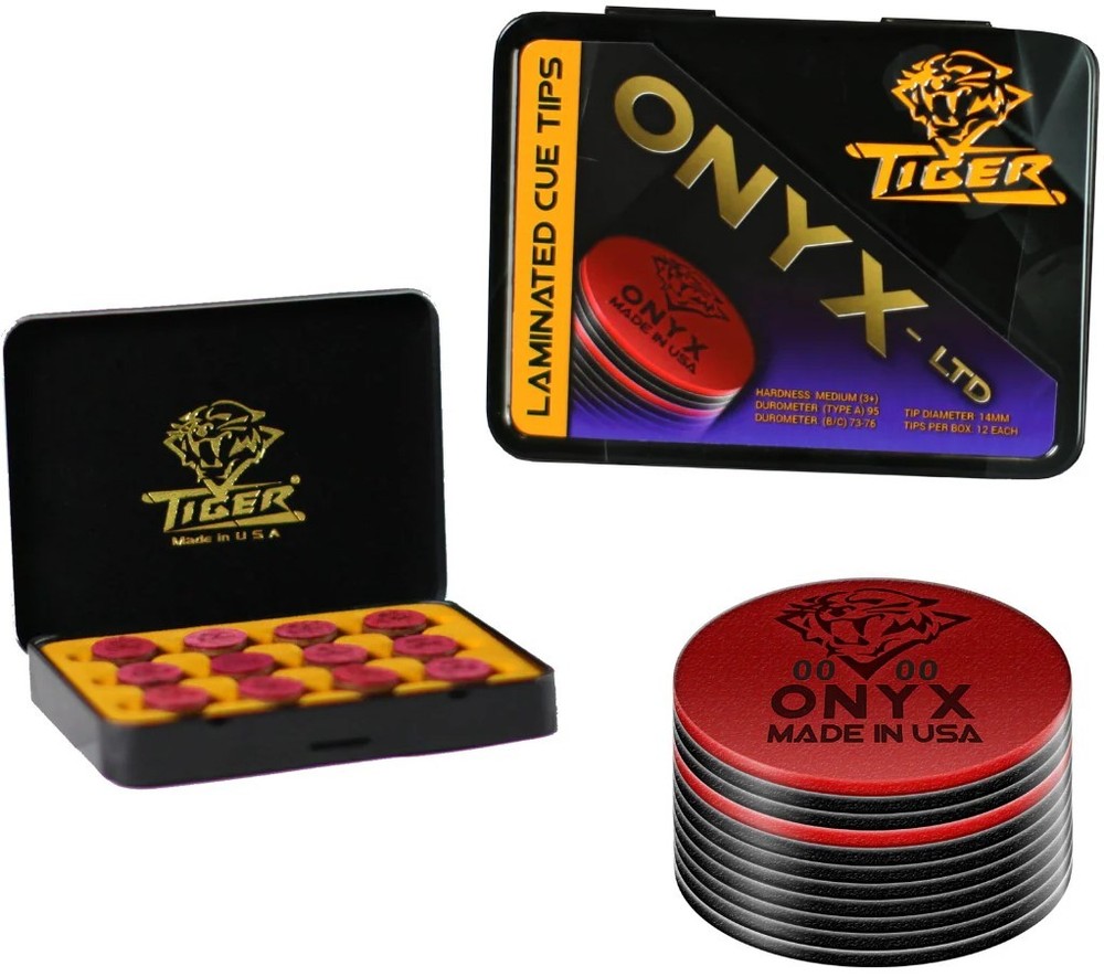 Tiger Onyx Cue Tip Medium