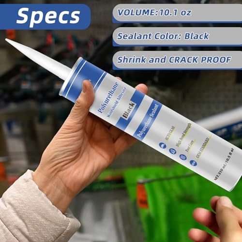 2 Pack Polyurethane Windshield Adhesive Sealant - High Bond Strength Auto