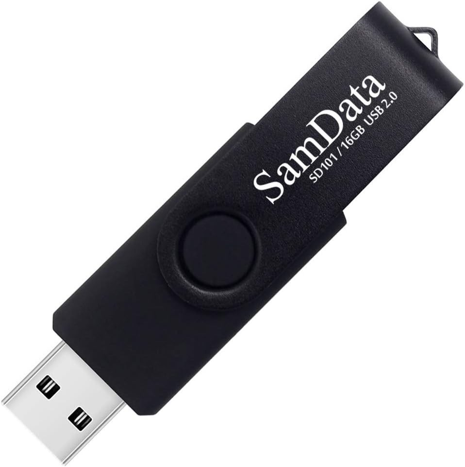 Versatile 16GB USB Flash Drive 2 Pack - Fast Transfer & Stylish Design