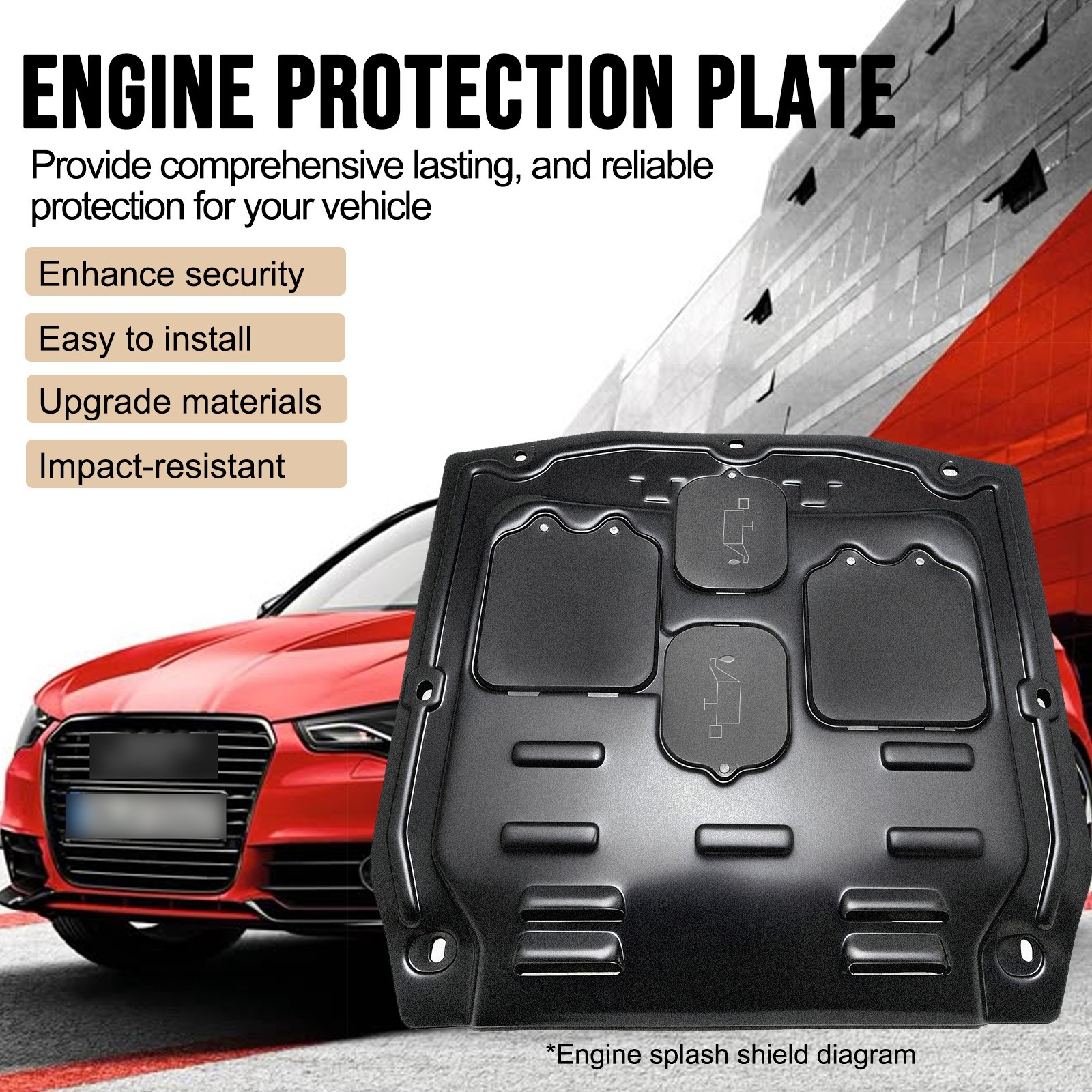 Engine Splash Shield Guard for Toyota Camry 2012-2017 - Heavy-Front Skid Plate