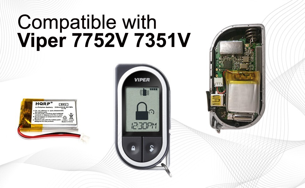 Battery for Python 7351P 7752P 7754P Remote Control Key Fob Car Engine Starter