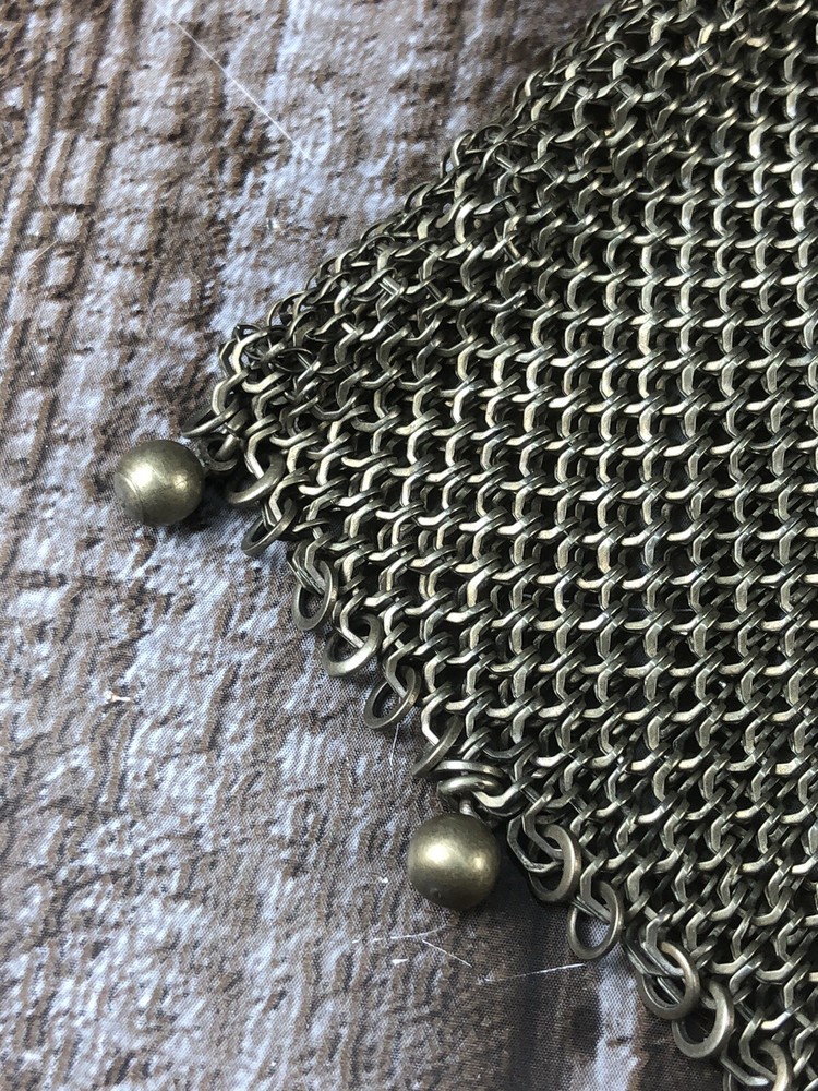 German Silver Mesh Purse Vintage Flapper