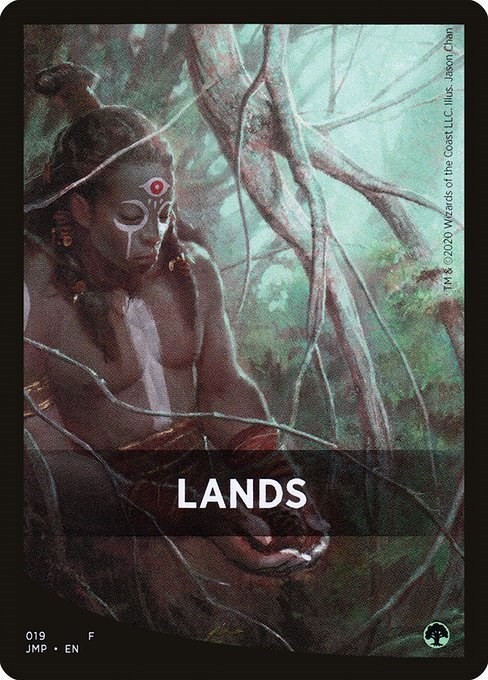 Lands Theme Card Jumpstart 19 MTG NM