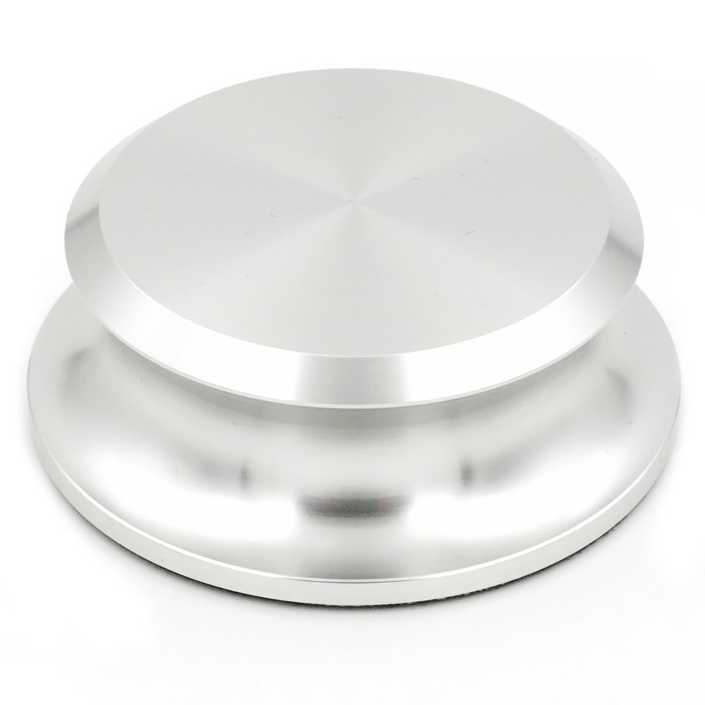 Record Weight Stabilizer for Turntable Premium Vinyl Stabilizer Silvery