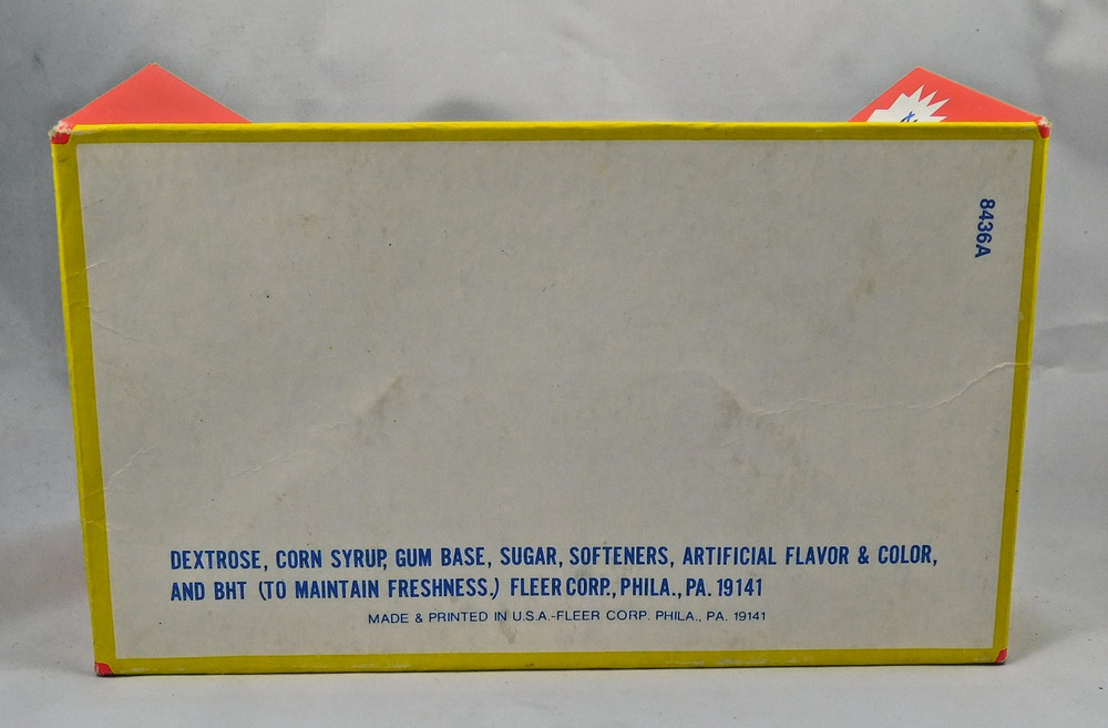 FLEER DUBBLE BUBBLE GUM DISPLAY STORE PACKAGE