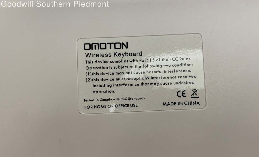 Omoton Bluetooth Wireless Keyboard - Open Box