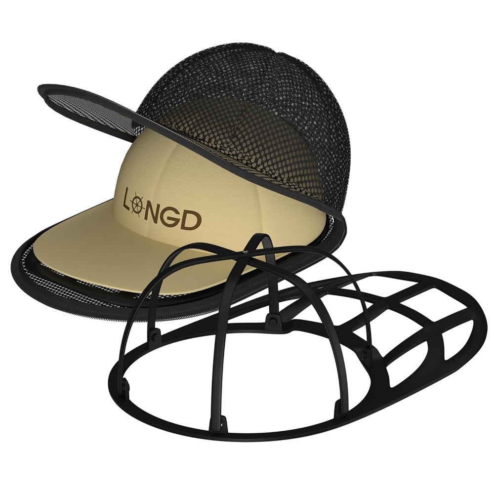 Hat Washer for Baseball Caps Sturdy Cleaning Protector with Frame Cage Laundry