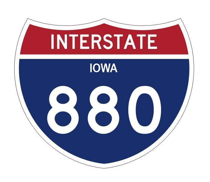Interstate 880 Sticker Decal