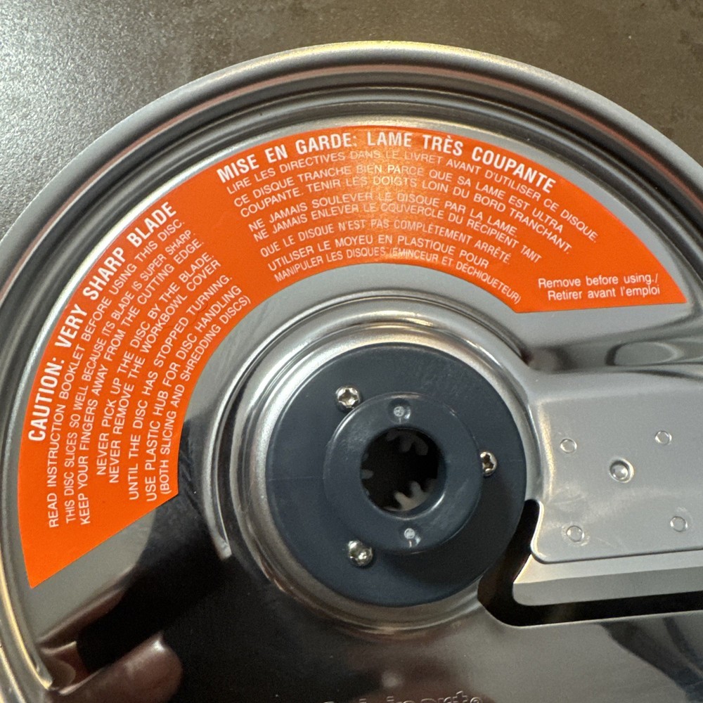 Cuisinart Food Processor FP-13DD Replacement Part - Dicing Disc OPEN BOX