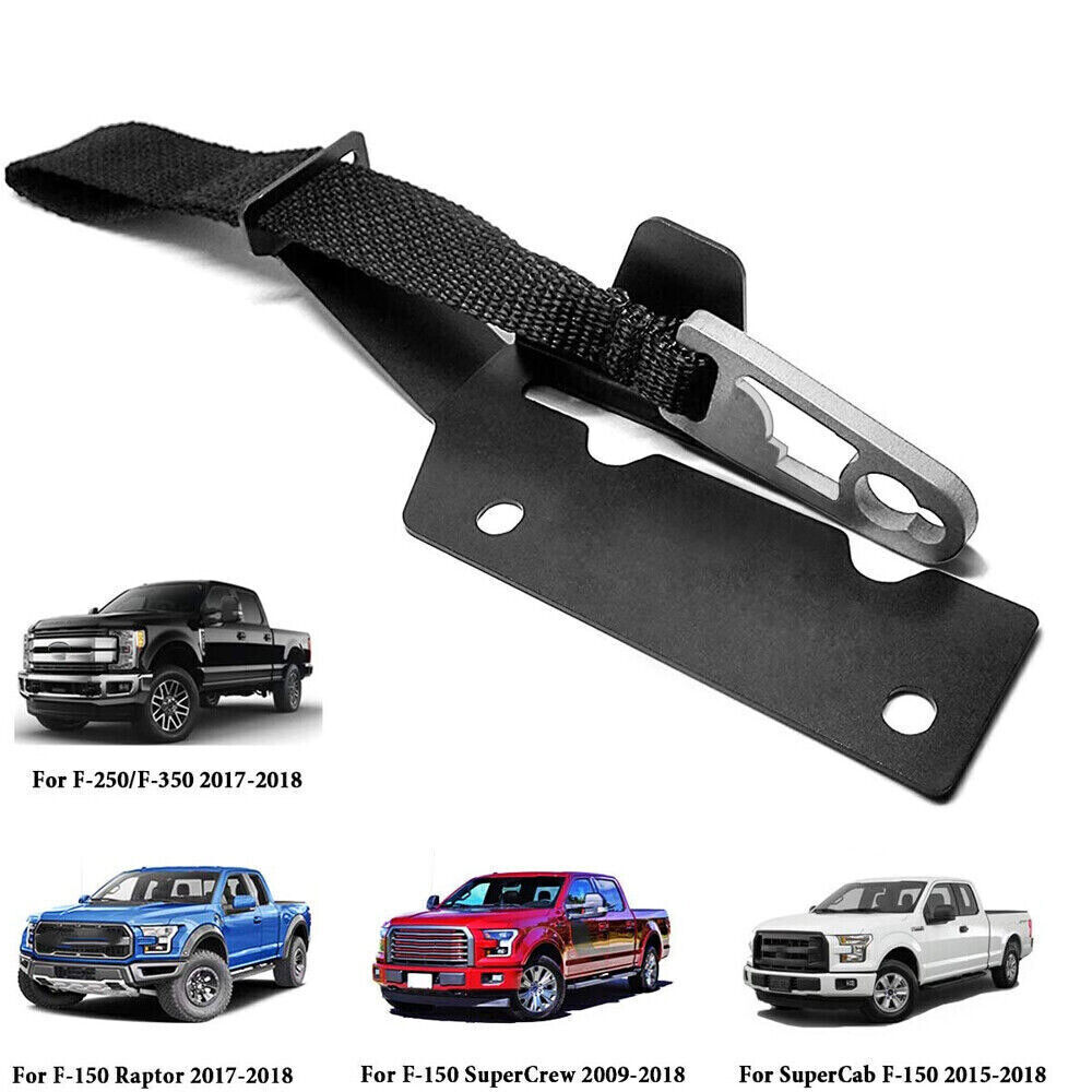Rear Seat Quick Latch Release Kit Black Strap For Ford 2009-2022 F150 F250 F350