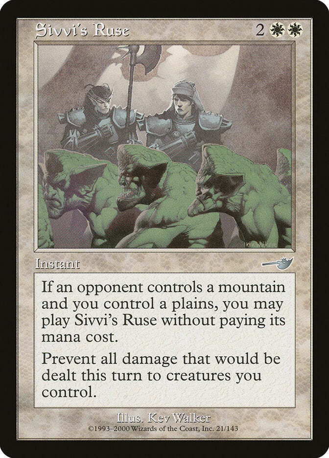 Sivvi's Ruse [Nemesis] Magic MTG