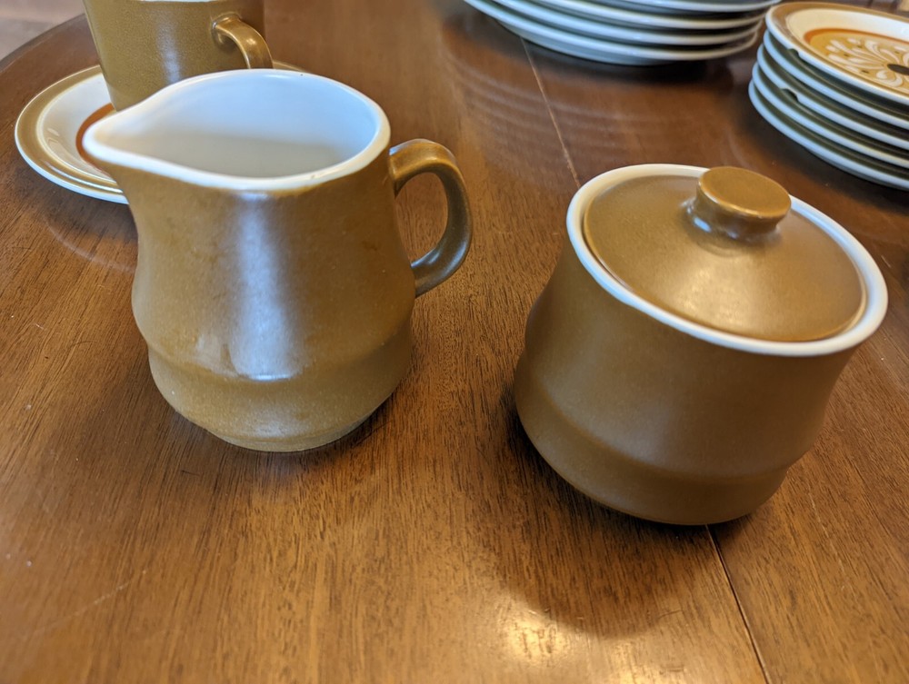 Vintage 1970s Stonewear Set - Japan Pattern: Comet