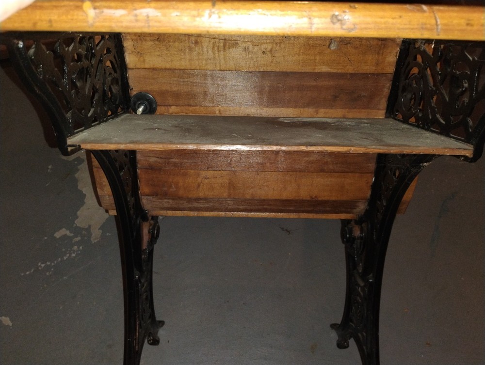 American SF Co. Student Desk #3 Cast Iron Base
